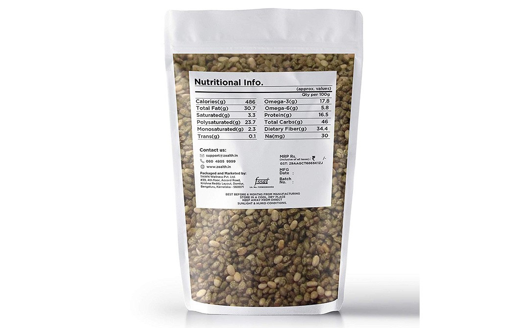 Zealth Chia Seeds    Pack  500 grams